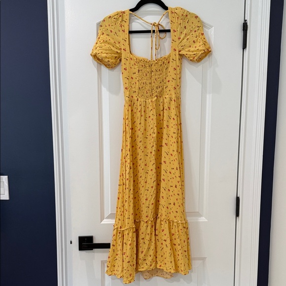 Reformation Yellow Floral Dress - Picture 11 of 12